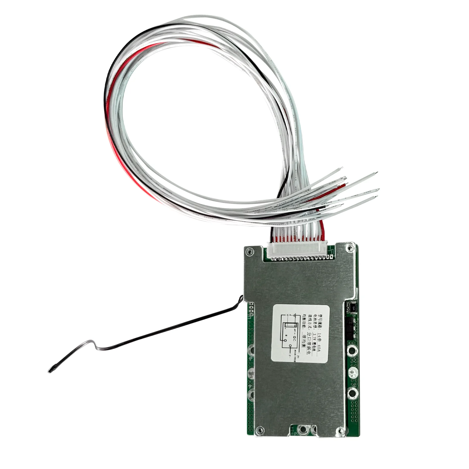 Lithium-Batterie-BMS für E-Bike- und Scooter-Akkupacks 7S10S13S14S16S20S 36V48V52V60V72V mit Schutzplatinen-Optionen 25A/30A/40A/50A/60A – Detail 20