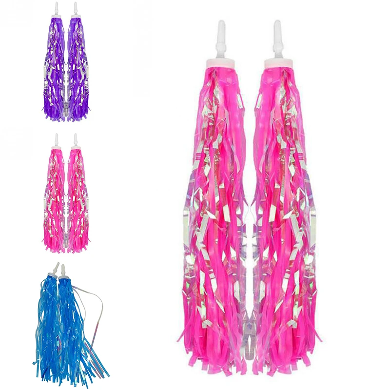 Hot Sales Children's Bicycle PE Ribbon Children's Bicycle Ribbon  PVC Princess Handlebar Replace Practical Parts
