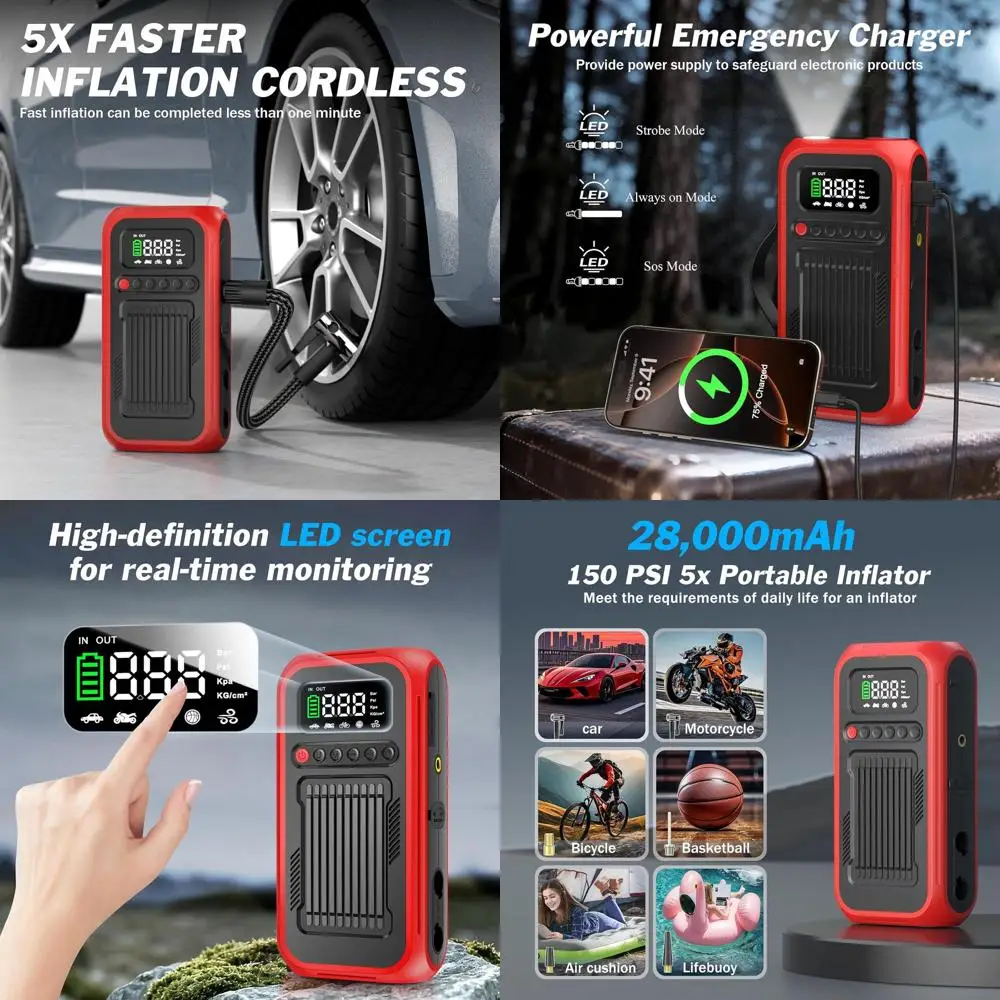 Portable 12V Jump S…