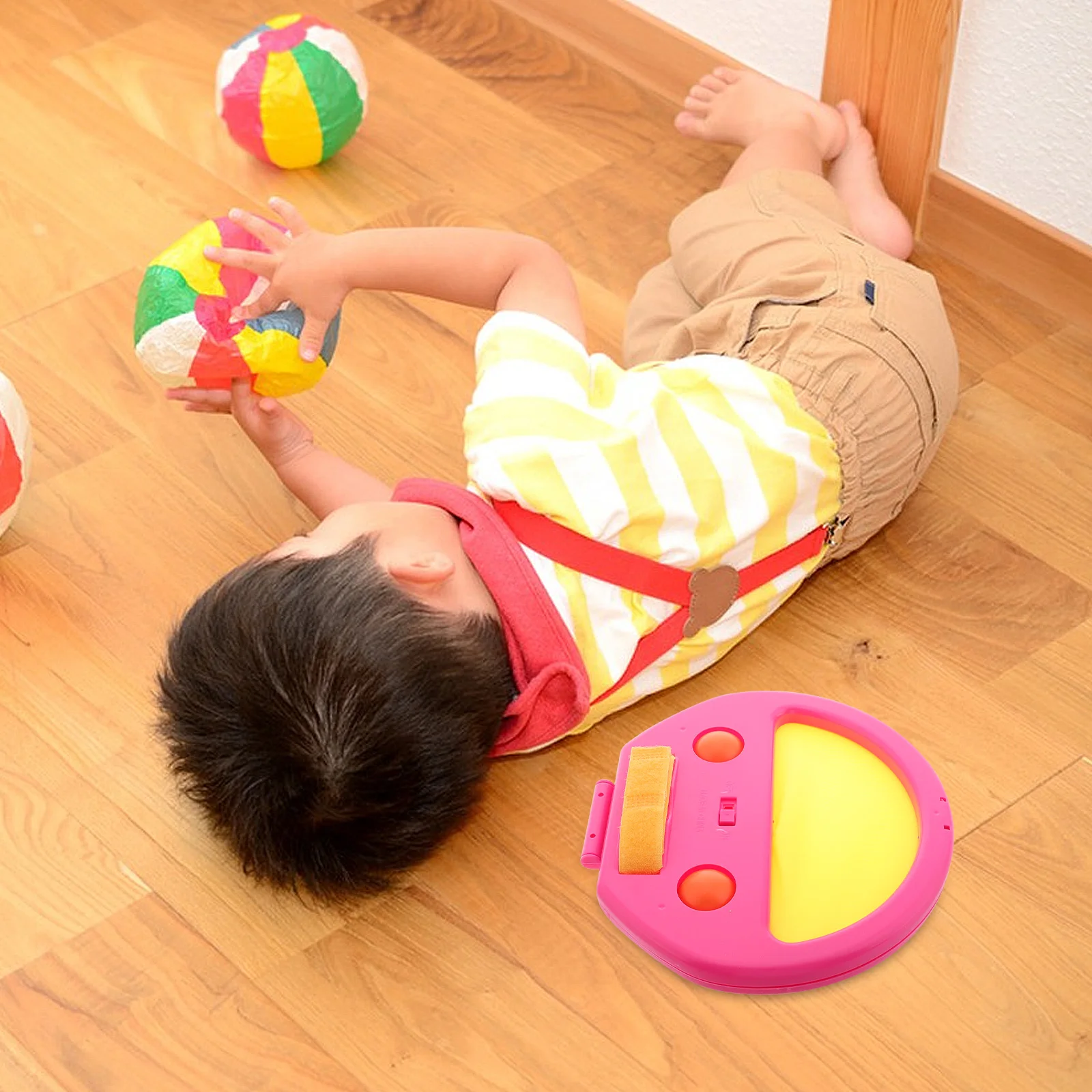 

2 Sets Grab The Racket with Your Hands Kids Tennis Racquet Toss Catch Ball Toy Parent-child