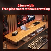 Desktop Storage Rack Computer Monitor Height Stand E-sports Room Desktop Storage Racks Extended Laptop Stand for Bedroom Table