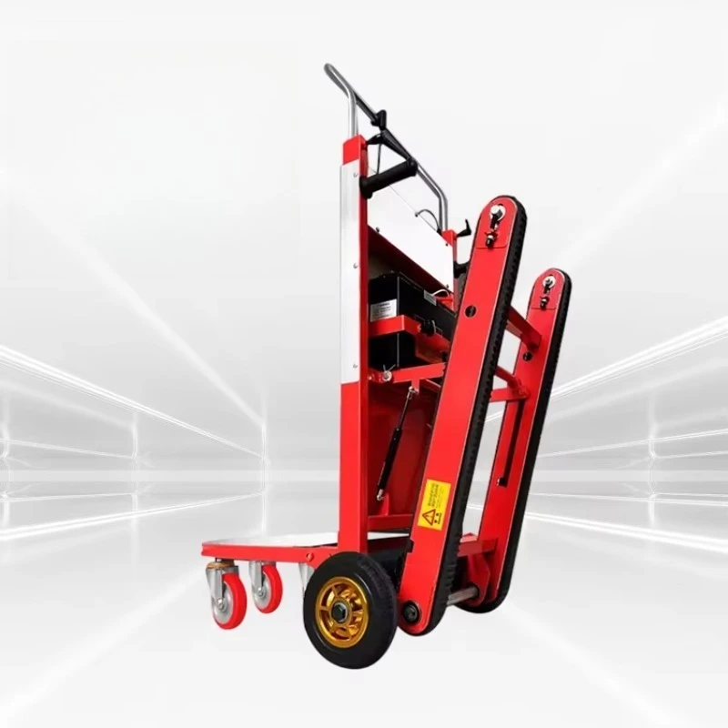 Electric Automatic Stair Climbing Cart Foldable Tracked Cargo Transport Vehicle with Ladder