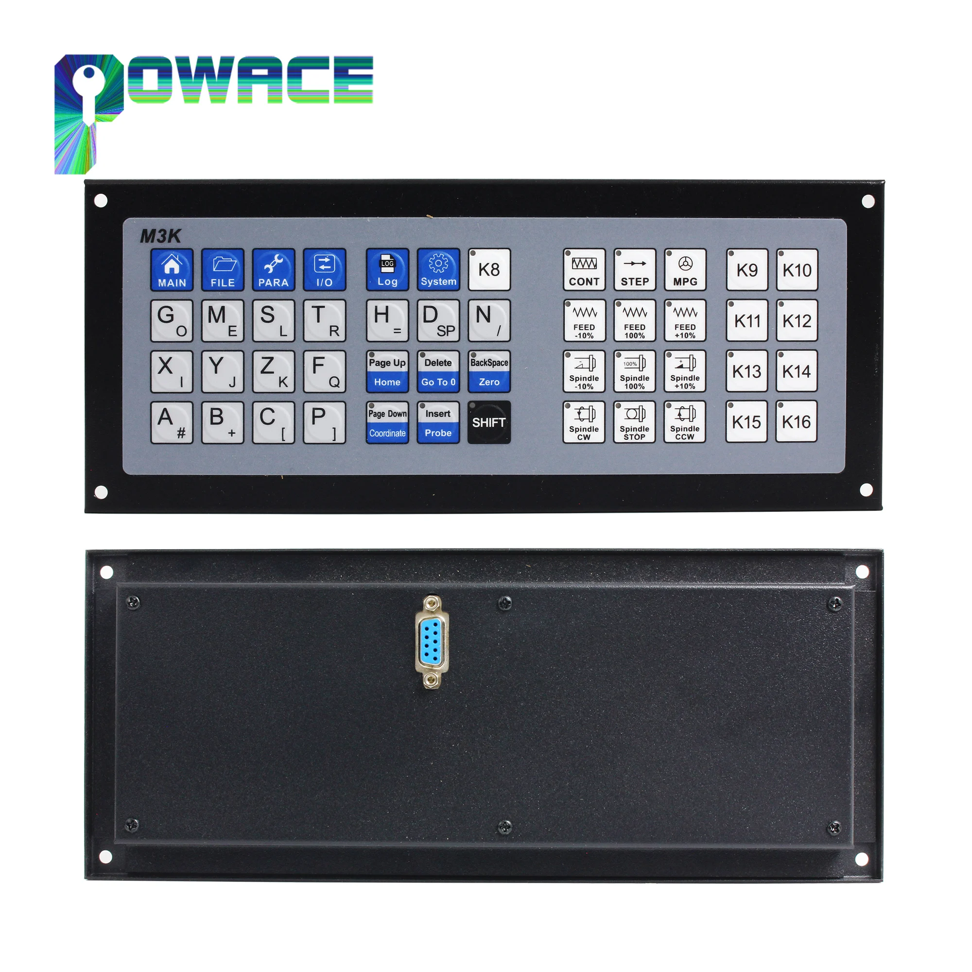 

New M3K Extended Keyboard For CNC Motion controller DDCS Expert 3 / 4 / 5 axis PLC Stand Alone Controller Rattm motor