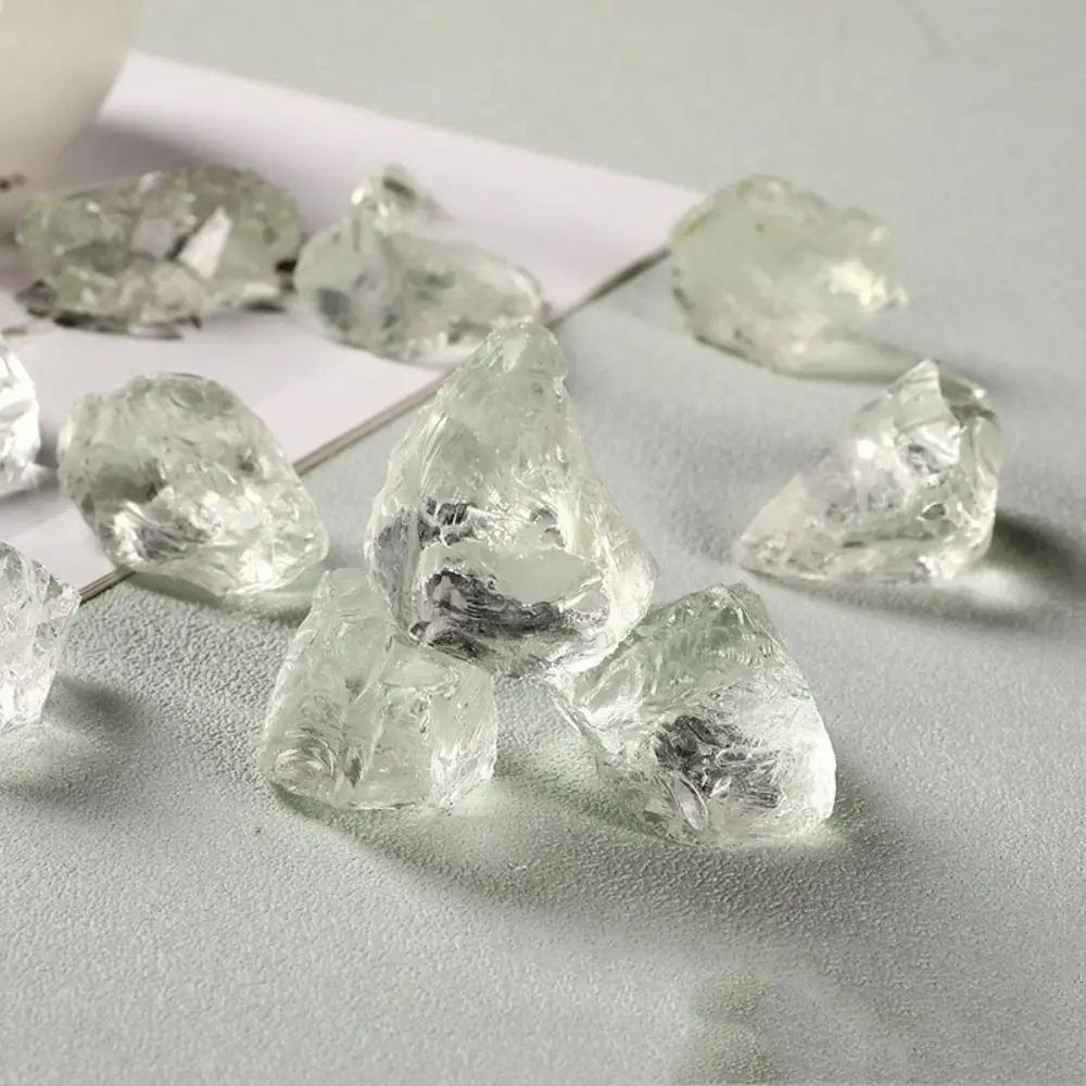 装飾的な石畳の家,水槽の装飾,青色,石の装飾