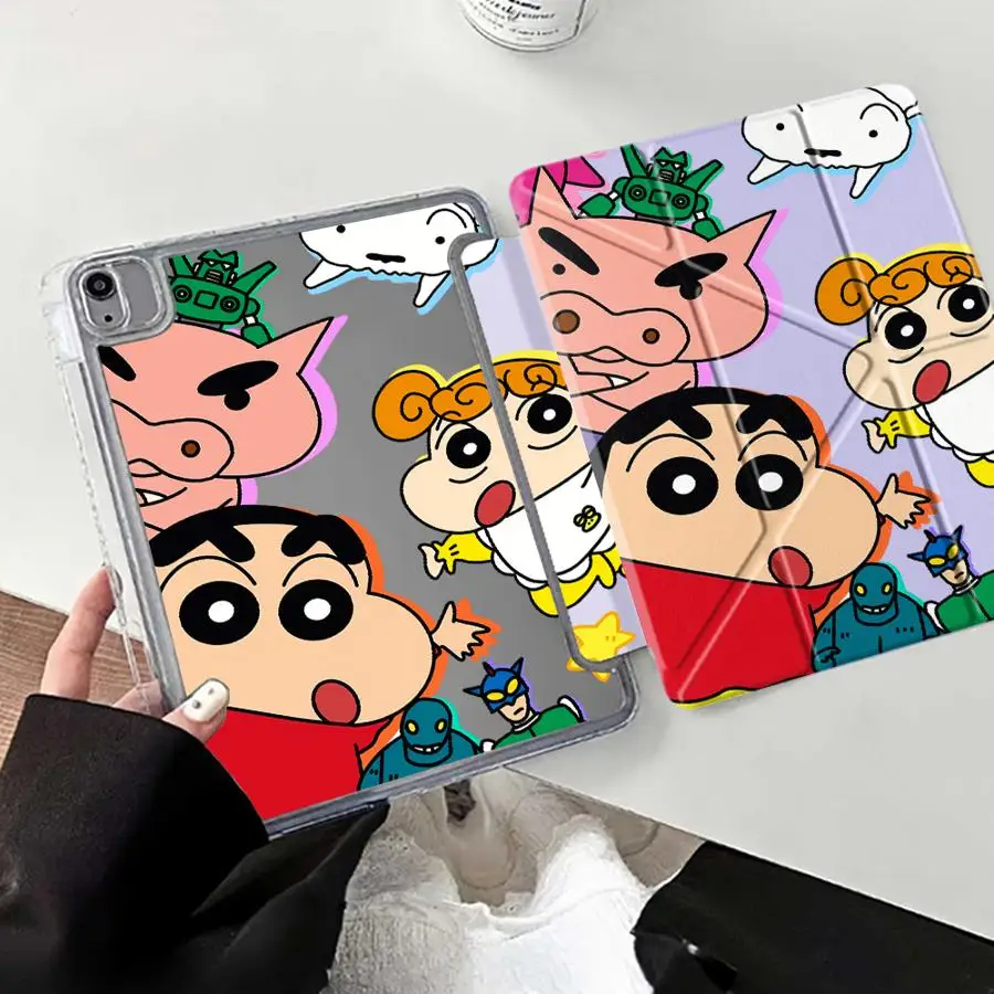 

Cartoon Fashion Shin-Chan Tablet Case For iPad Mini 6 7 Air 4 5 M3 M2 1 2 M4 11inch Pro 11th 10th 9th 8th 7th 12.9inch Pro 2025