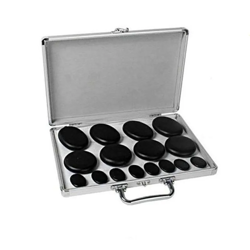 

16 штук массажного камня с тонким масляным камнем, автоматическое сохранение температуры в хорошем здоровье, но энергетическая сумка с подогревом, горячий камень для СПА