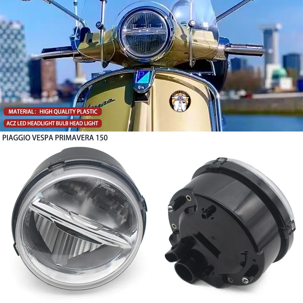 Motorcycle LED Headlight Headlamp Head Light Cover For Primavera 150 S 3V ie 2019 IGET Anniversario i.e 2017 i-get Touring