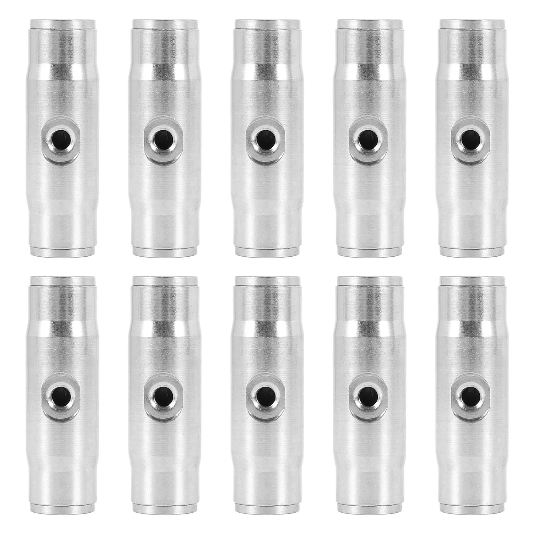 ABXF-10Pcs 3/8 Inch Slip Lok Misting Nozzle Coupling Tees 10/24 UNC 1000 PSI Quick Connect