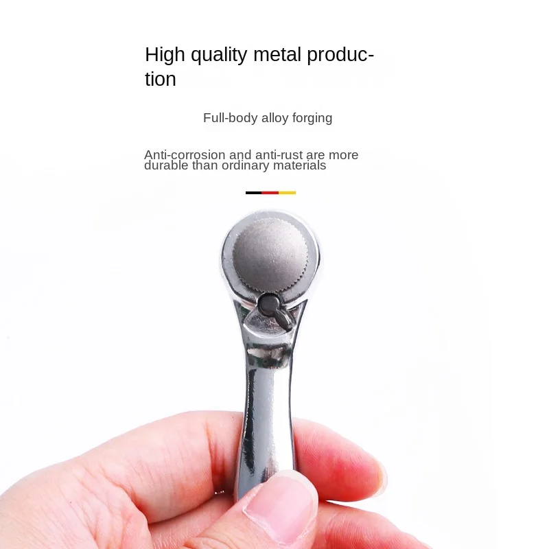 Portable Mini 72-tooth One Cross Hexagon Ratchet Wrench Tool Labor-Saving Fast Two-Way Multi-FUNCTION DIY Grade OEM Metric