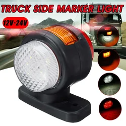 1pcs 12V 24V Car Truck 11LED Side Marker Light Clearance Turn Signal Indicator Lamps Rear Brake Stop Lights For Trailer Lorry
