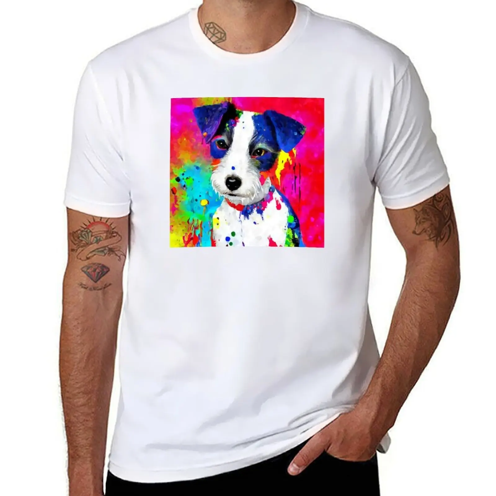 

Parson Terrier Russell 5 T-Shirt Daily Wear Print T-Shirt
