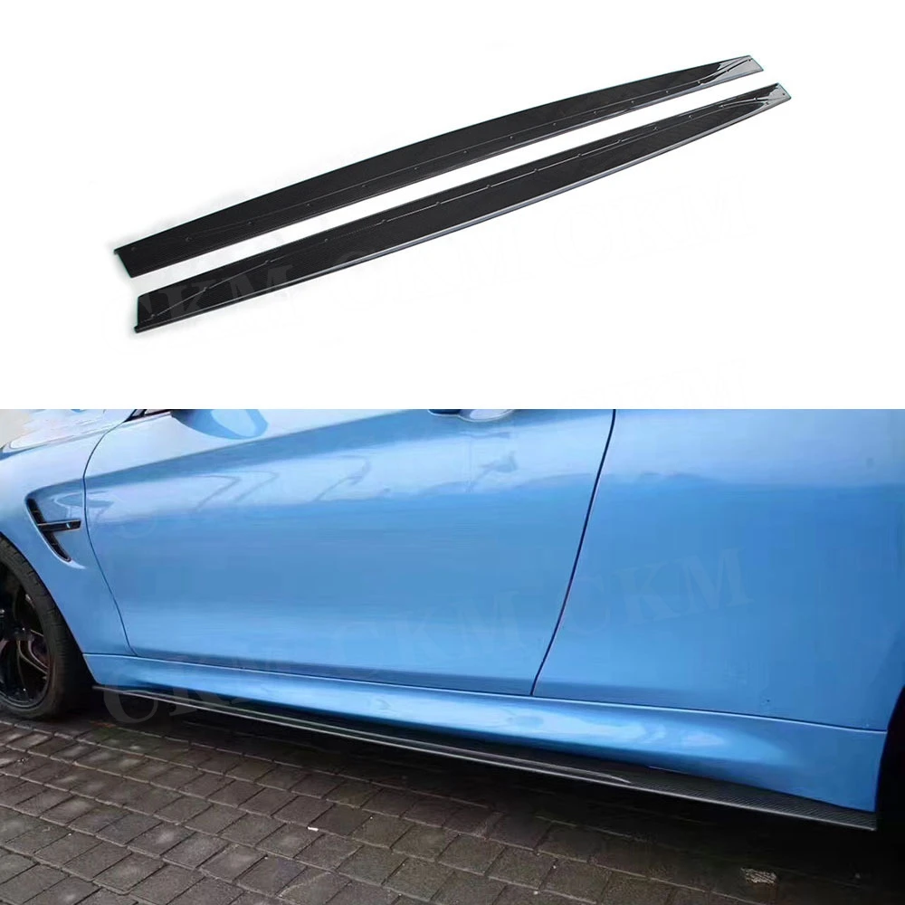 

Carbon Fiber Accessories Side Skirts Bumper Body Kits Apron Covers for BMW 3 4 Series F80 M3 F82 F83 M4 2012-2017 Car Styling