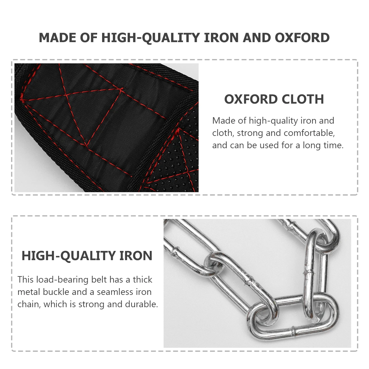 

Adjustable Weightlifting Waist Belt Oxford Cloth Chain for Squats Exercises Sports Fitness Equipment Body Building Gear