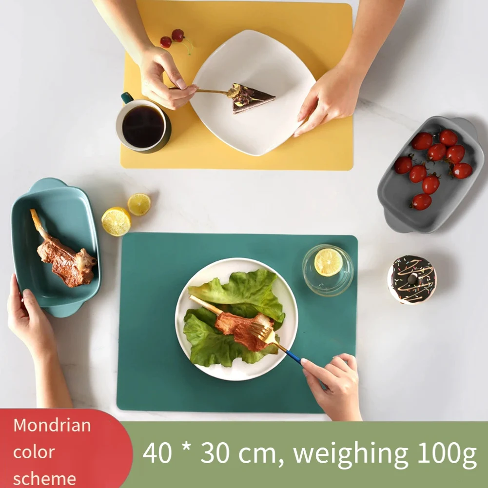 

3 шт. силиконовые коврики для стола, термостойкие, противоскользящие, матовое дно для горячих кастрюль/чашек, быстросохнущие раковины, брызговик, кухонные аксессуары