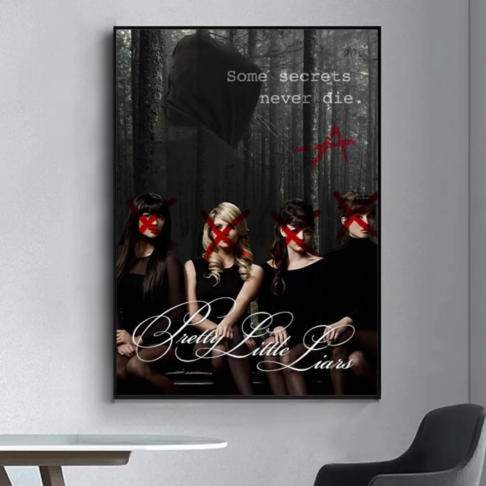 Pretty Little Liars Poster Fancy Poster Wall Sticker per soggiorno Bar Vintage pittura decorativa centrale