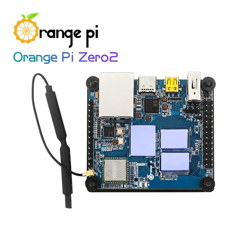 ИК-приемник Orange Pi Zero 2, 1 ГБ ОЗУ, чип Allwinner H616, Wi-Fi, BT, Gigabit Ethernet, работает на Android 10, Ubuntu OS, одна плата