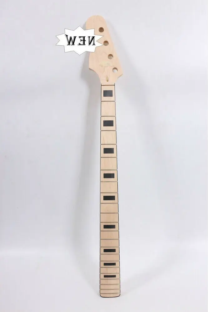 

Yinfente JAZZ Left Maple Bass Guitar Neck 22 Fret 34inch Block Inlay Maple Fretboard