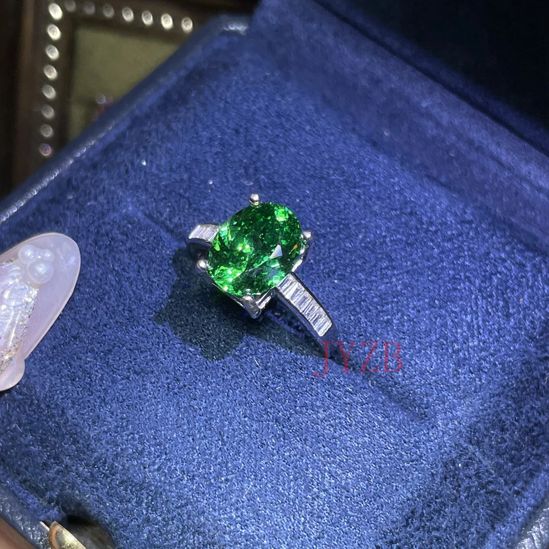 

100%4ctNatural 925 Sterling Silver Fashion Brazilian Flash Fire Topaz Ring, Elegant Minimalist Silver Jewelry