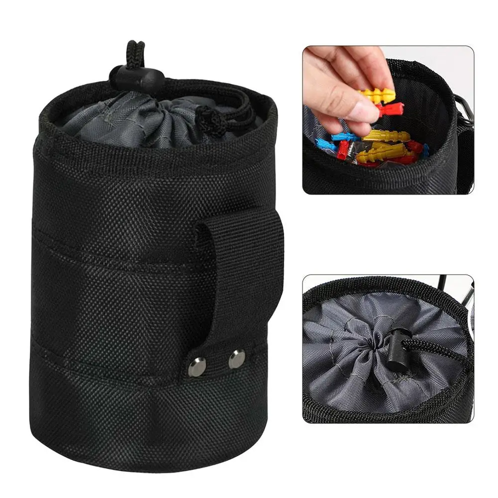 

Утолщенная подвесная поясная сумка для инструментов, многофункциональная водонепроницаемая сумка для хранения винтовых гвоздей, аппаратные детали, ведро, органайзер для хранения