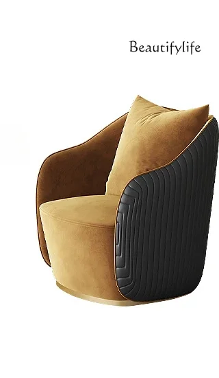 

Nordic light luxury sofa chair casual single fashion simple high sense designer new