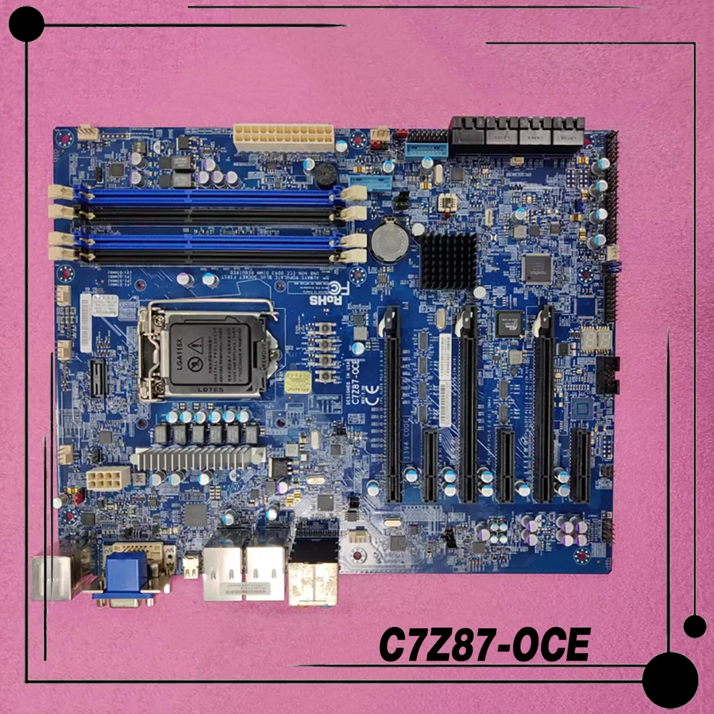 Server Motherboard For SuperMicro C7Z87-OCE Z87 1150 PCIE SATA IPMI MBD-C7Z87-OCE