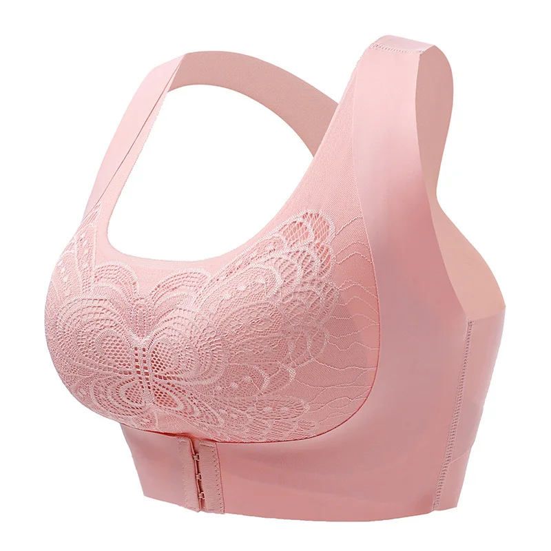 Bras for Women Front Buckle Adjustable Bra Gather No Steel Ring Underwear Two-in-one Correction Hunchback No Trace Beauty Back