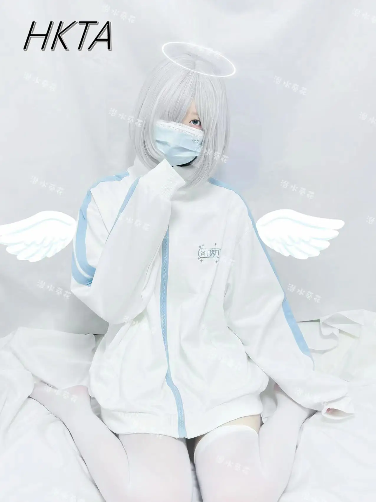 

Original Sweatshirt Jacket Angel World Medical Department Water Color System Two-dimensional Cosplay Hoodie Coat Y2k Shorts Sets