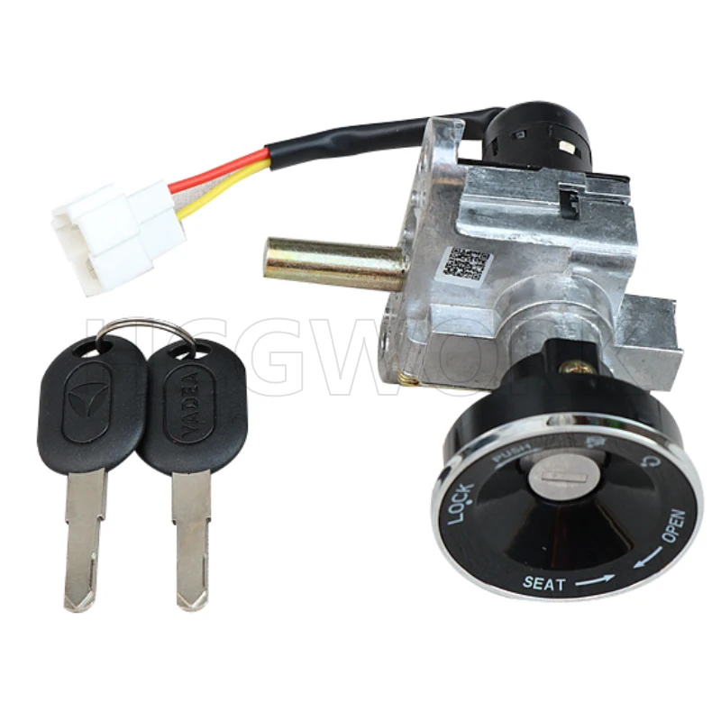 Electric Scooter Accessories Door Lock Key Ignition Switch Side Cover Lock for Some Models of Chinese Like Yadea M3 M5