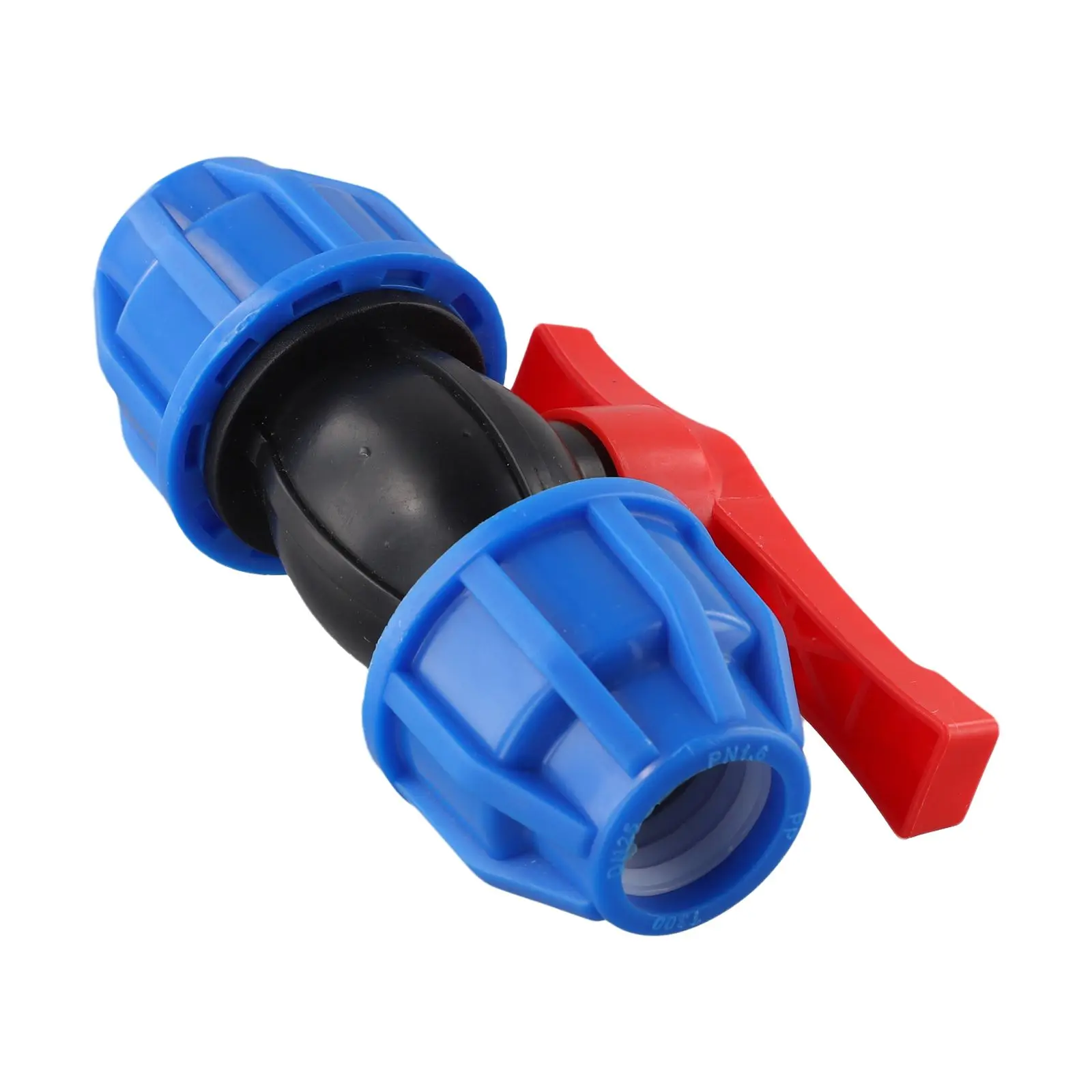 20/25/32mm Stop Tap Valve PE Ball Valve Water Pipe Compression End Fitting Plastic Stop Tap Valve For Gardens Greenhouses