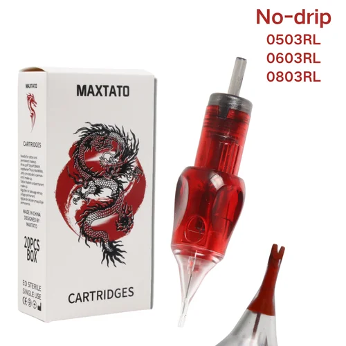 Sin goteo 0,20/0,25mm 3RL 0803RL 0603RL 0503RL SMP aguja de tatuaje cónica larga maquillaje semipermanente micropigmentación del cuero cabelludo