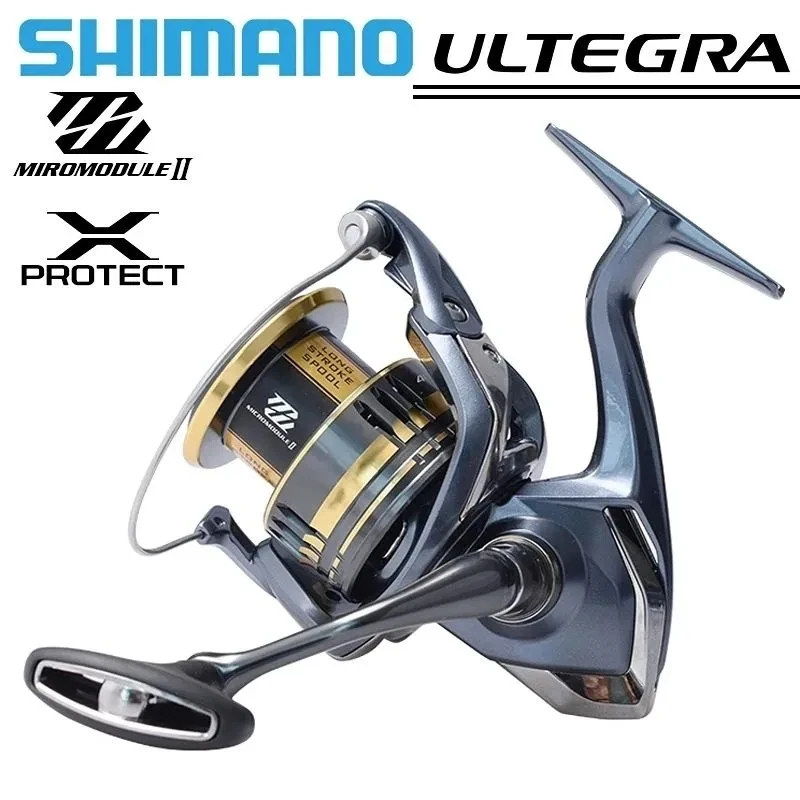 Shimano Original ULTEGRA Spinning Fishing Reel 11KG HAGANE Gear X-SHIP AR-C Spool CI4+ Saltwater Fishing Tackle