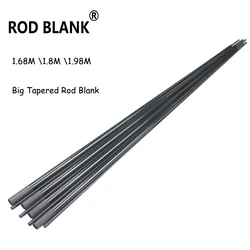 Rod Blank 1.8M 1.98M 2 Sections Carbon Fiber Big Tapered Rod Blank Power L Lure Fishing Rod Building Component Pole Repair Blank