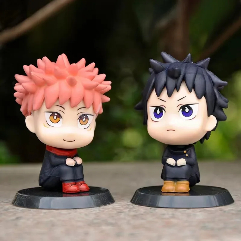 

5 шт. Jujutsu Kaisen, экшн-фигурка Itadori Yuji Satoru Gojo Kugisaki Nobara, коллекционная модель из ПВХ, кукла, настольные украшения, рождественские подарки