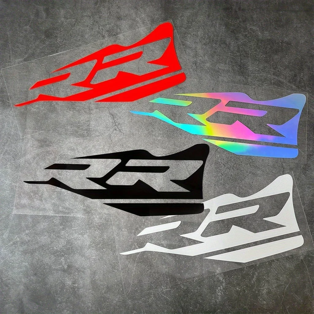 

Vibrant "RR" Style Stickers for Motorcycle, Bike, Helmet, Eye - Catching Decals to Upgrade Ride's Look