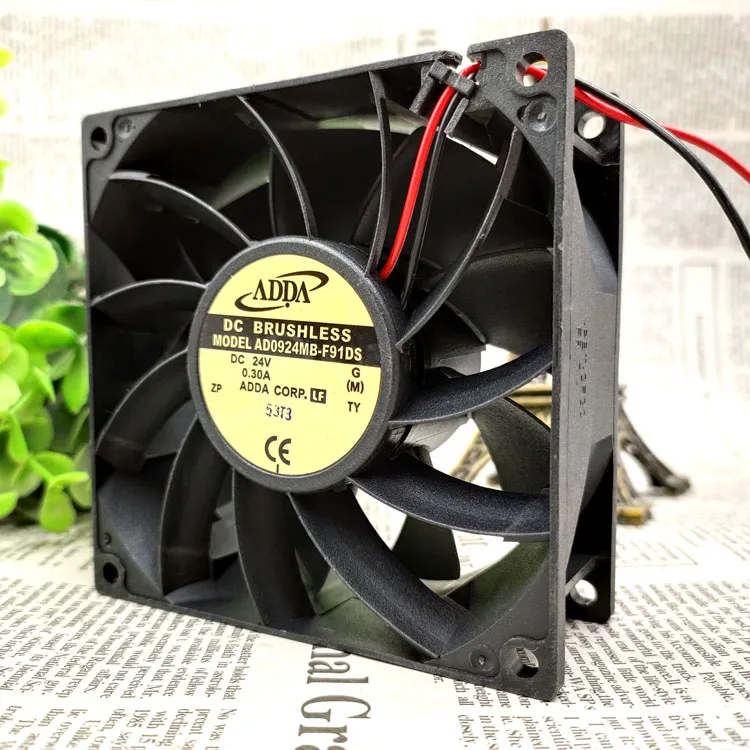 NEW ORIGINAL AD0924MB-F91DS DC 24V 0.30A 9038 90*90*38mm 9cm COOLING FAN
