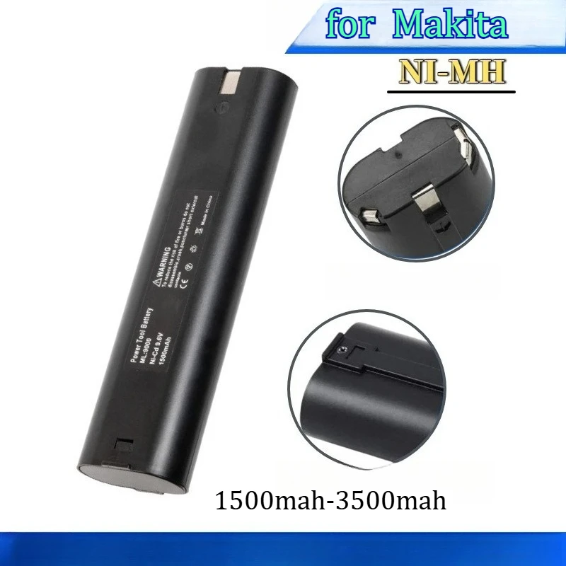 

3500mAh Suitable for Electric Tool Battery for Makita 9.6VS9000 Type Air Nail Gun Electrician Hand Drill Glass Machine Battery