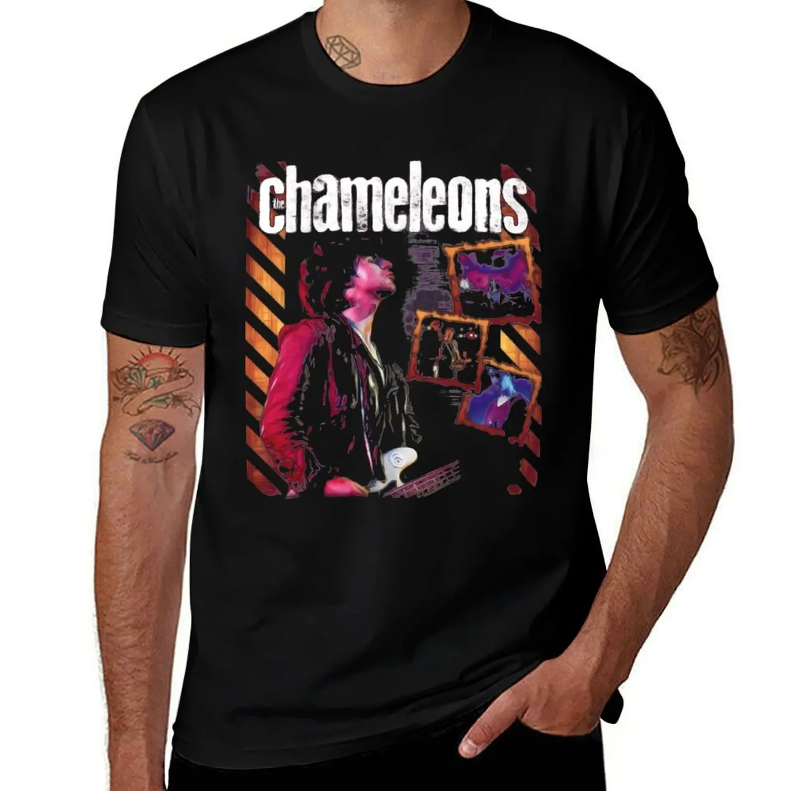 

Idol Gifts You Funny Chameleons Fot Post Gift Punk The T-Shirt Stain Resistant Casual Tee