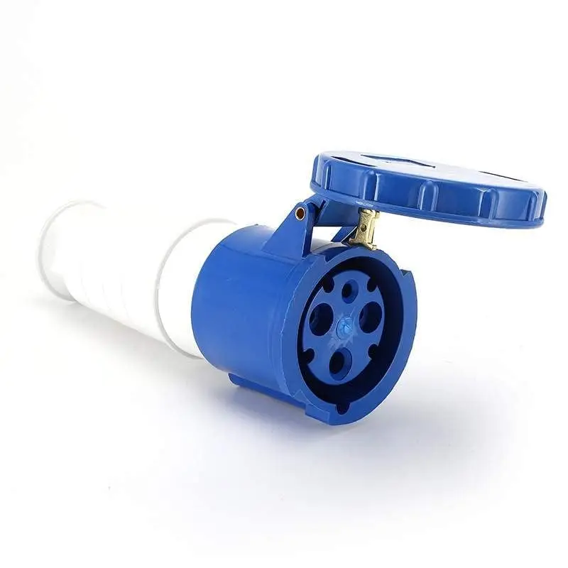 IEC60309 Waterproof CEE Industrial Connector Socket 3Pin 125A 220V-250V 2P+E IP67