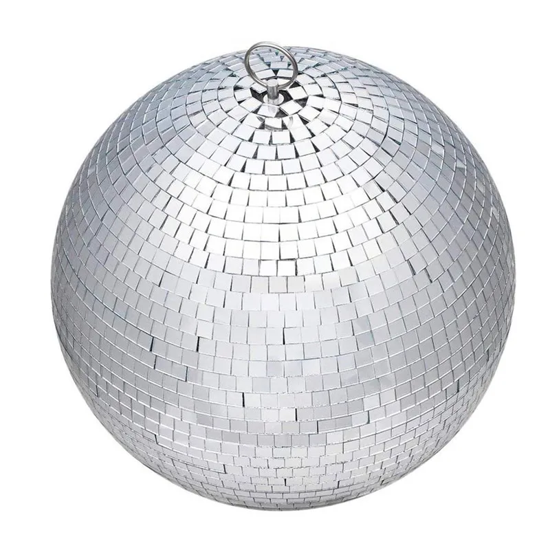 Bola giratoria de cristal reflectante para escenario, luces de escenario para Bar, boda, Fiesta en casa, decoración de Navidad, discoteca, Bola de espejo de varios tamaños
