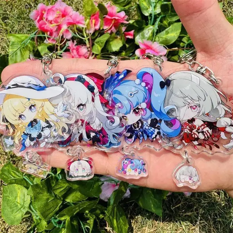 

Anime Keychain Backpack Figure Keyring Wuthering Waves Brant Phoebe Cantarella Carlotta Montelli Acrylic Pendant Gift