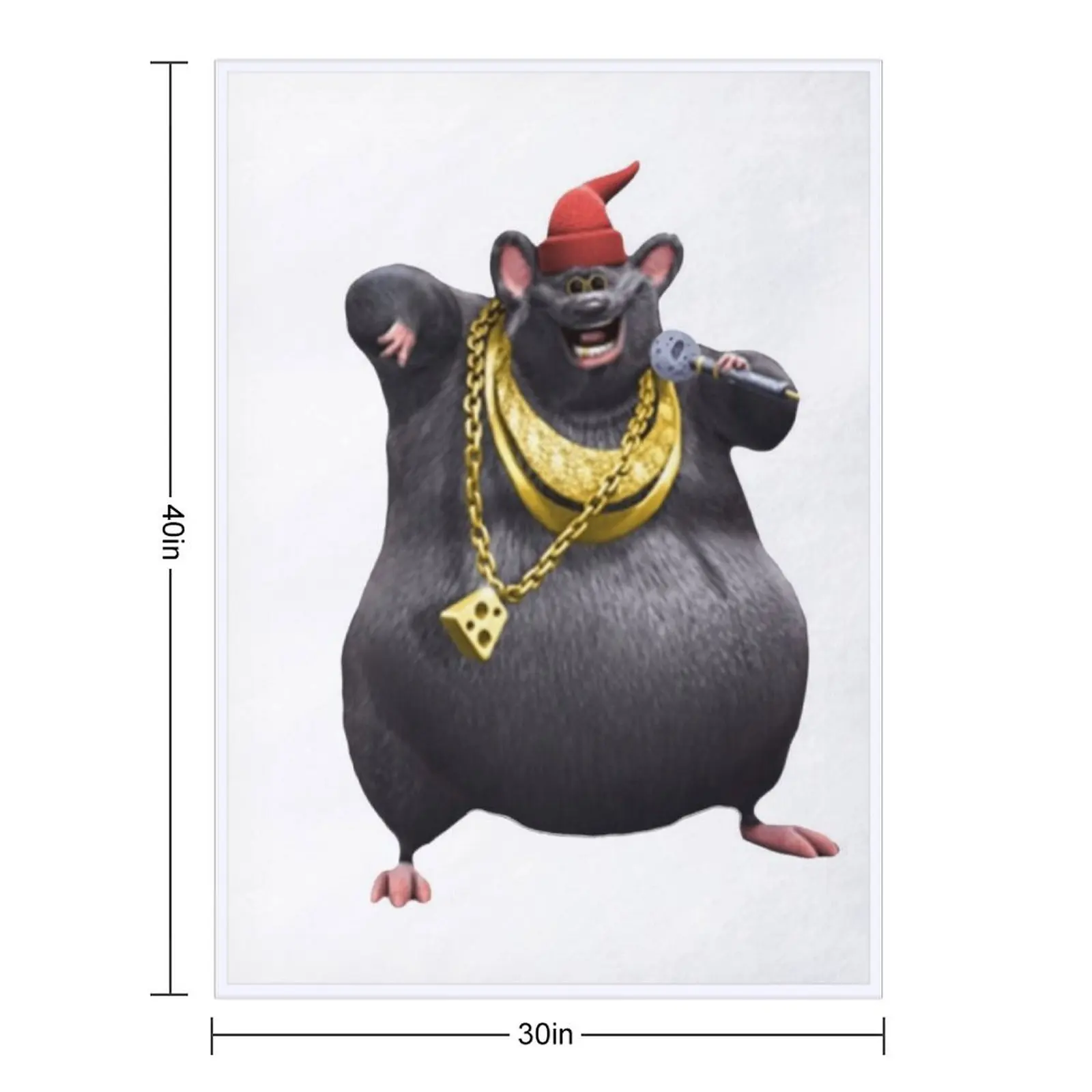 Biggie Cheese Print Throw Blanket Luxury For Sofa Thin Thins decorative Stuffeds Blankets