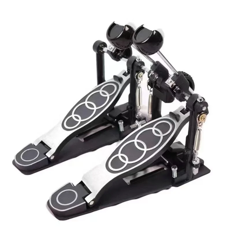 Wholesale drum set accessories thickened Zinc-aluminum alloy  double chain durable pedal