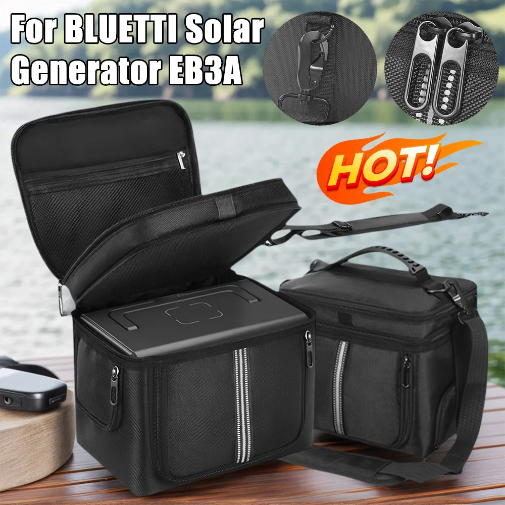 Portable Travel Case with Handle Travel Carrying Case Power Station Storage Case for BLUETTI EB3A 268Wh LiFePO4 Battery Backup