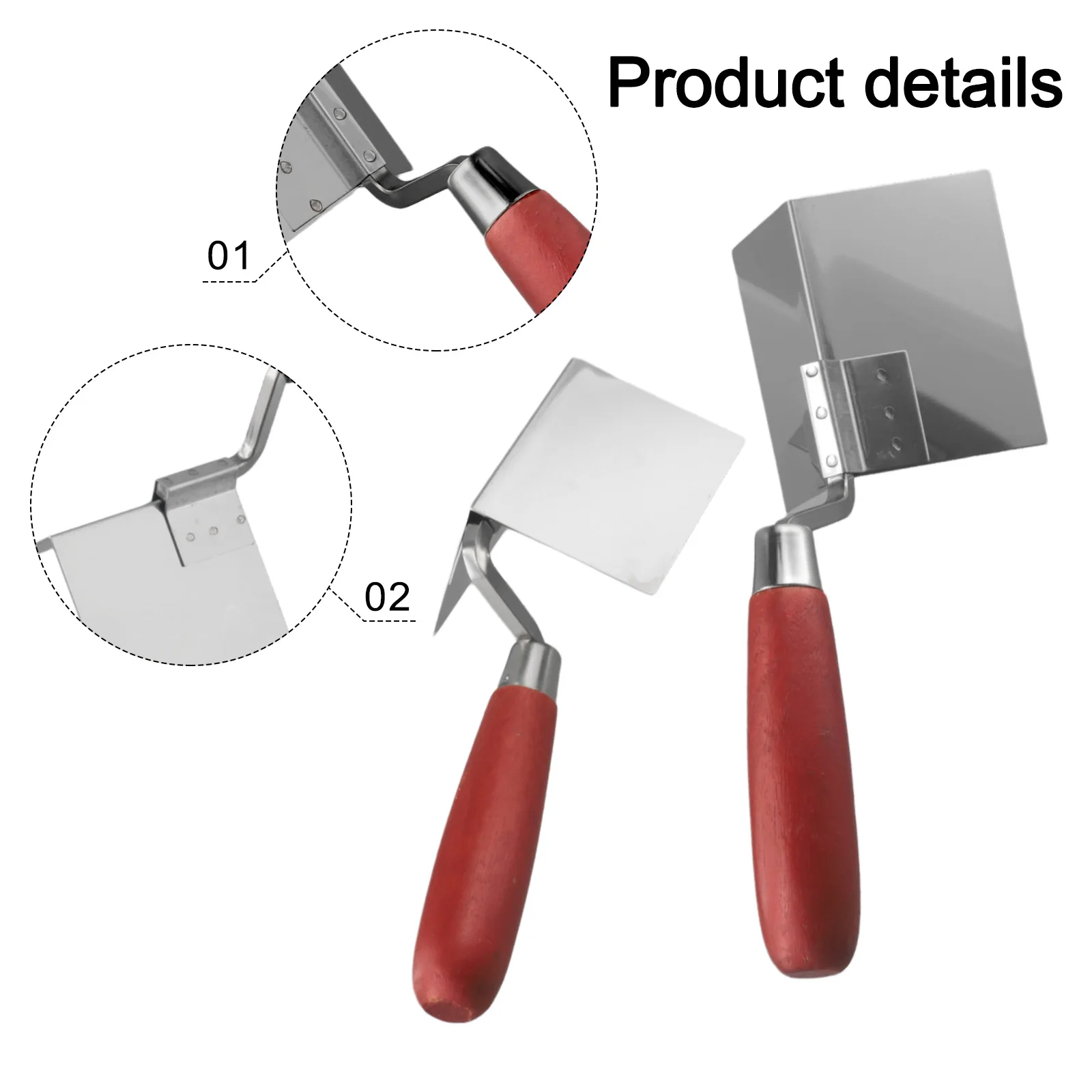 Drywall Finishing Tool Stainless Steel Trowel Easy To Use Seamless Finish Sturdy Material Versatile Drywall Tool