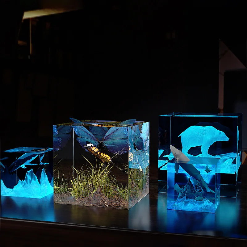 3D Cube UV Resin Molds DIY Biżuteria Wisiorek Ozdoba stołowa Rzemiosło Kryształowe formy silikonowe do żywicy epoksydowej Narzędzie do tworzenia biżuterii — zdjęcie 3