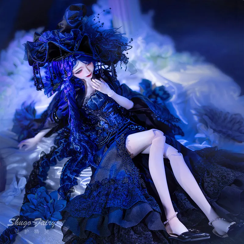 Genuine BJD 4 Points Doll Cassandra, Dark Witch Cassandra SD Humanoid Doll