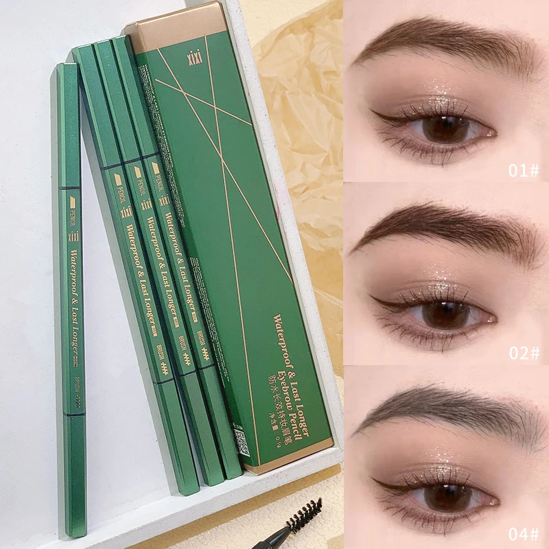 1PC ดินสอเขียนคิ้วกันน้ำ Microblading ดินสอเขียนคิ้ว Tattoo Tint เครื่องสำอางค์ธรรมชาติคิ้วดินสอแต่งหน้า Eye Brow ดินสอ