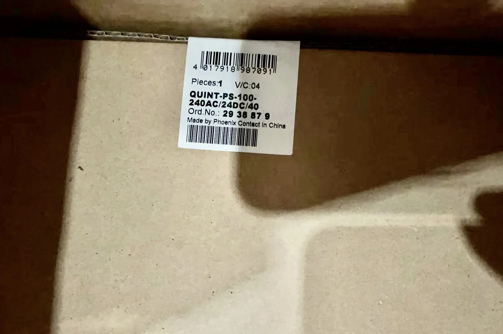 PHOENIX POWER QUINT-PS-100-240AC/24DC/40 2938879