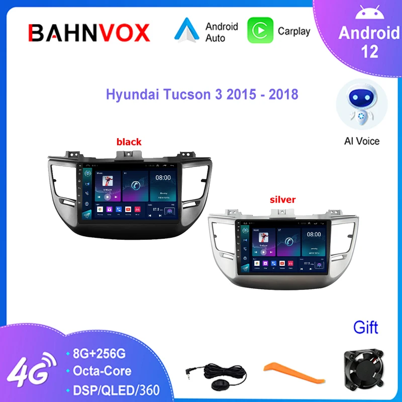 

Автомобильный радиоприемник 9 "Android 12,0 для Hyundai Tucson 3 IX35 2015 -2018, стерео, мультимедийный плеер, GPS-навигация, Авторадио, экран 2 Din