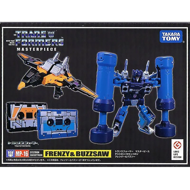 Takara Tomy Mainan Transformers MP15 Rumble Ravage MP-16 Frenzy Buzzsaw Action Figures หม้อแปลงหุ่นยนต์ของเล่นเด็ก